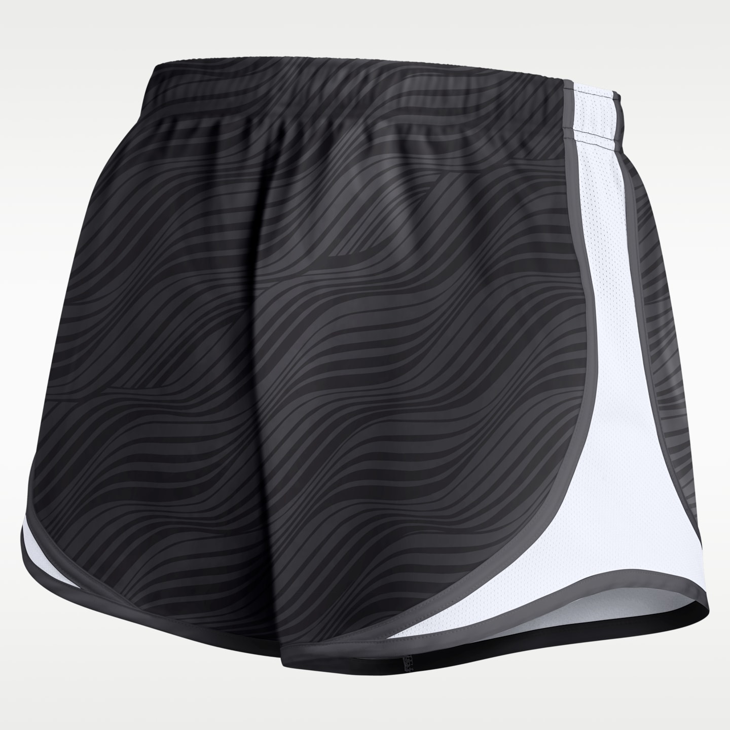 Женские шорты Nike San Francisco 49ers Tempo Dri-FIT NFL, цвет: Антрацитовый / Белый — фото 2