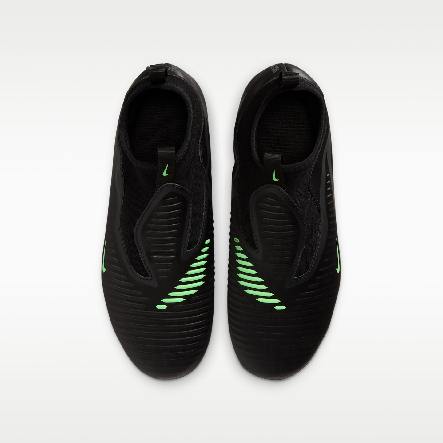 Детские кроссовки Nike Jr. Phantom 6 High Academy Turf Soccer, цвет: Чёрный / Зелёный — фото 4