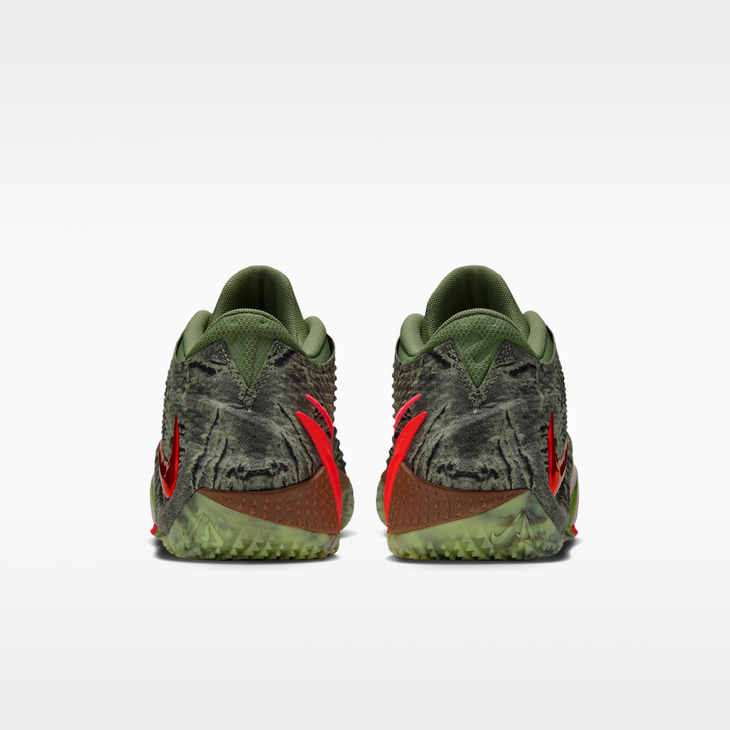 Мужские кроссовки Nike Ja 4 "Zombie" Basketball, цвет: Зелёный / Светлый лимонный — фото 6