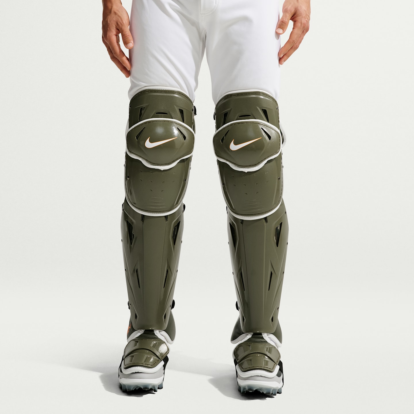 Мужские кроссовки Nike Diamond Elite "J.T. Realmuto" x Realtree Catcher's Set, цвет: Оливковый / Молочный — фото 4