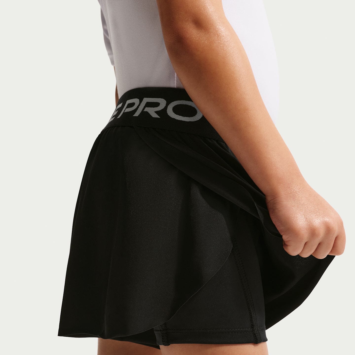 Детские шорты Nike Pro Toddler Dri-FIT 2-in-1, цвет: Чёрный — фото 3