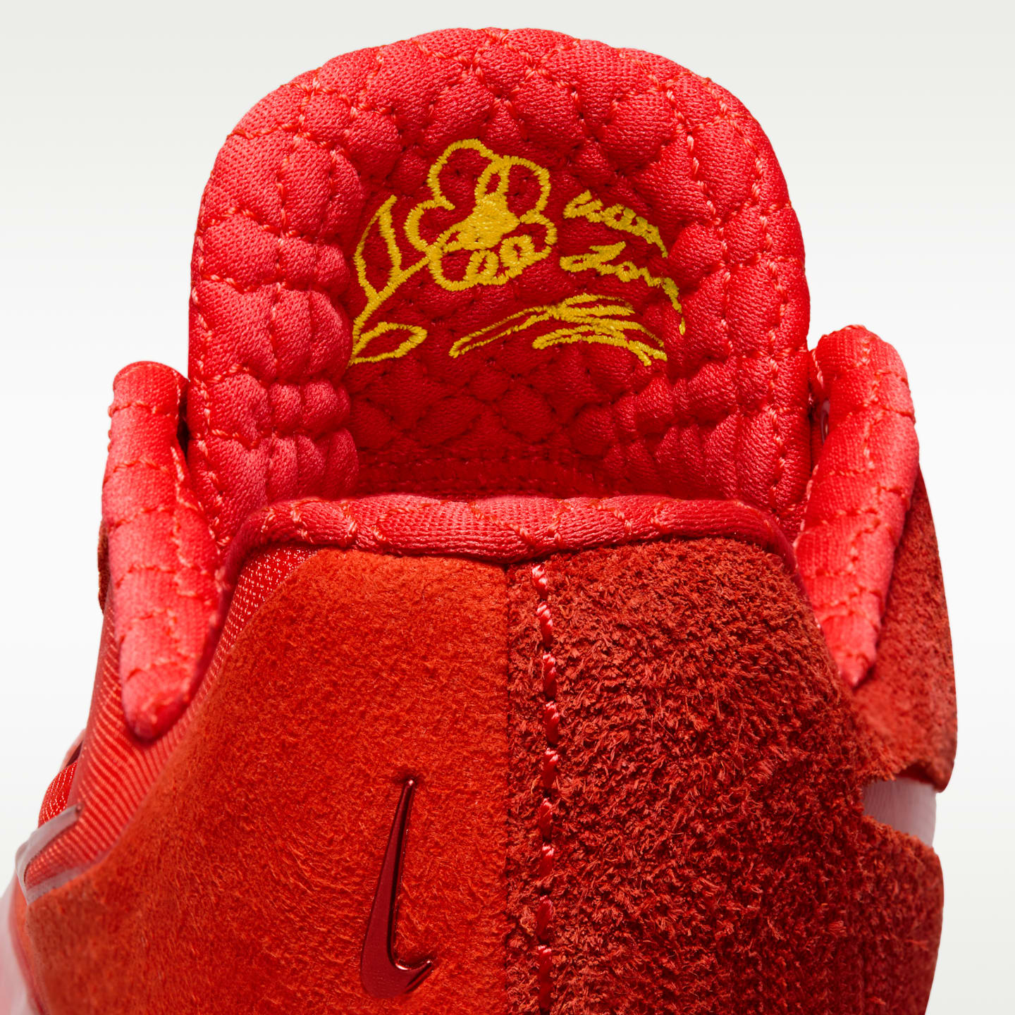 Мужские кроссовки Nike LeBron Nxxt Gen By Juju "Hyper Wheat" Basketball, цвет: Малиновый / Оранжевый — фото 9