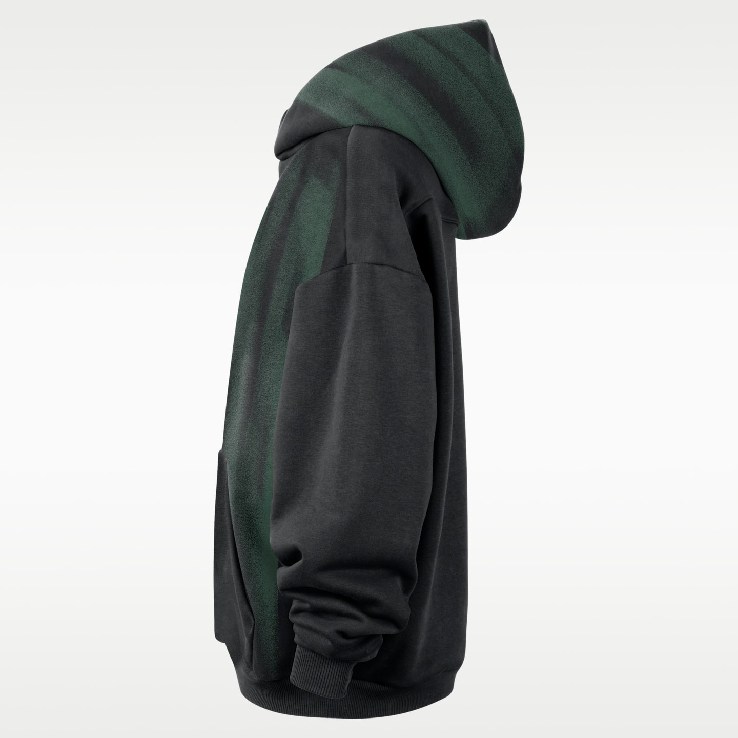 Мужское худи Nike Milwaukee Bucks Standard Issue Therma-FIT Fleece Basketball, цвет: Чёрный / Белый — фото 3