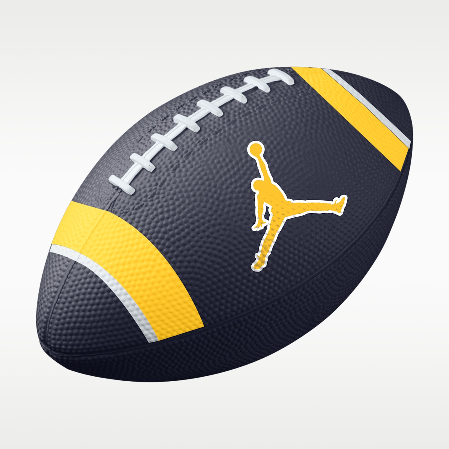 Мяч Michigan Wolverines Nike Training Rubber Basketball, цвет: Тёмно-синий — фото 2