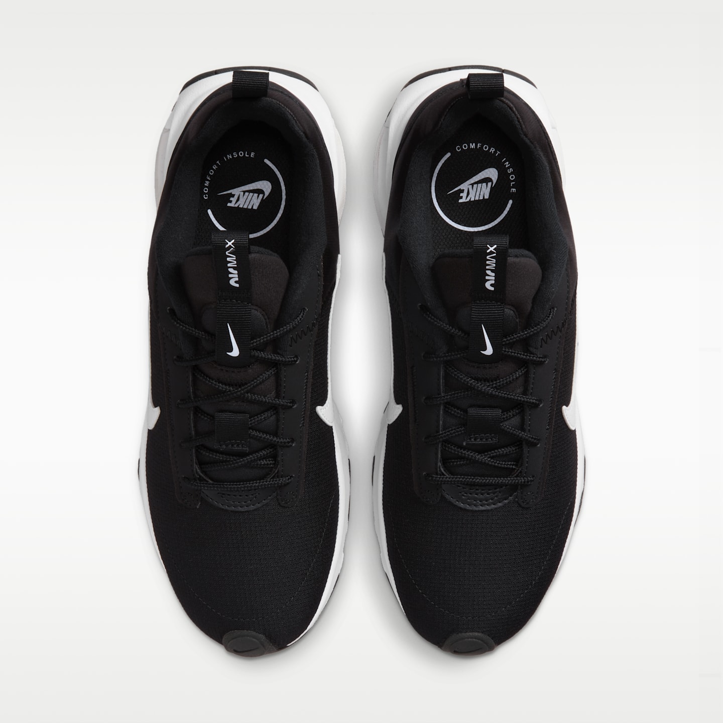 Женские кроссовки Nike Air Max Intrlk Lite, цвет: Чёрный / Белый — фото 5