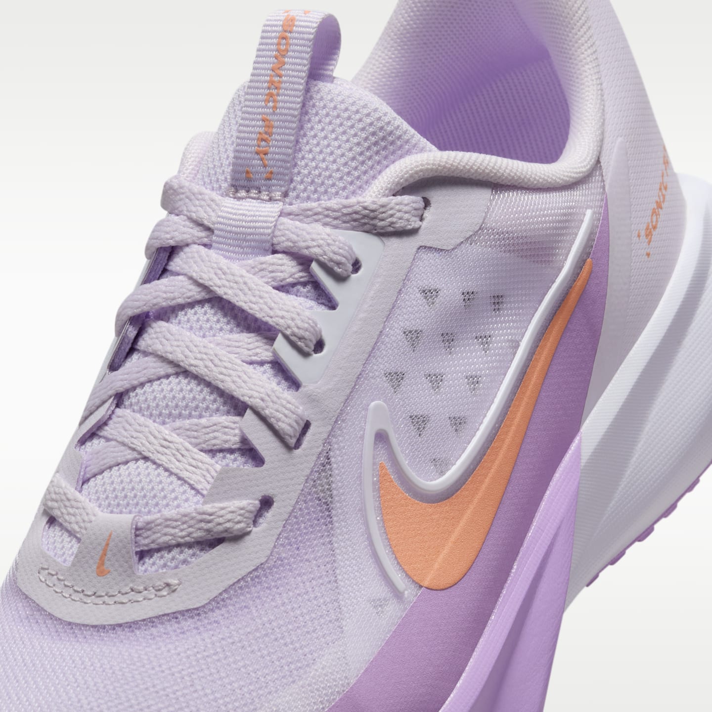 Детские кроссовки Nike Sonic Fly Little Kids' Running, цвет: Виноградный / Белый — фото 7