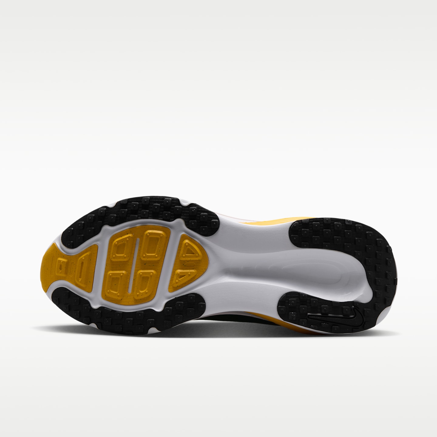 Мужские кроссовки Nike College Vomero 18 (Baylor) Road Running, цвет: Зелёный / Золотой — фото 2