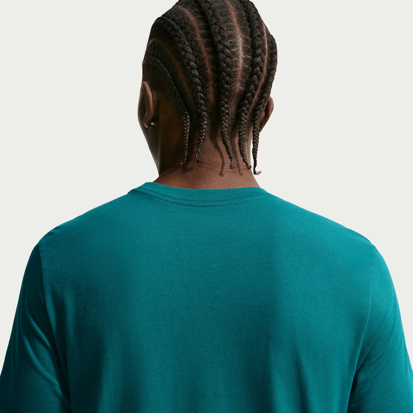 Мужская футбольная футболка Nike Brazil, цвет: Бирюзовый — фото 2