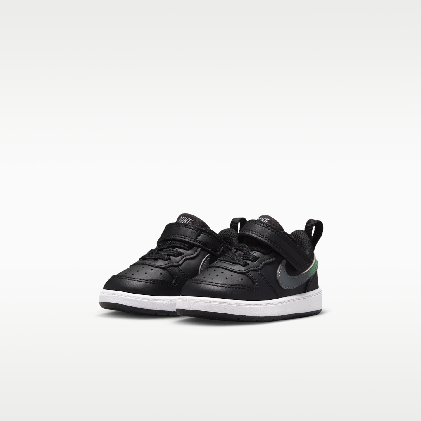 Детские кроссовки Nike Court Borough Low Baby/Toddler, цвет: Чёрный / Дымчатый серый — фото 5