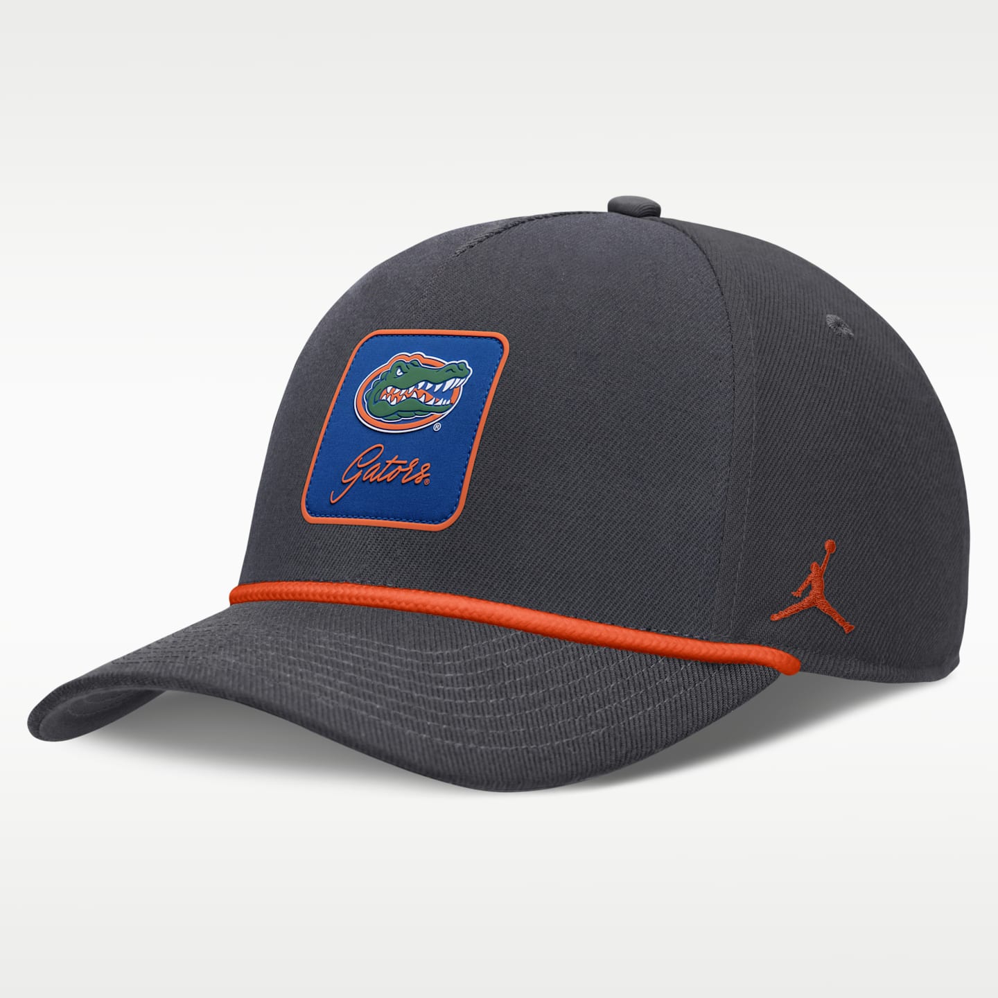 Мужская регулируемая кепка Jordan Brand Florida Primetime Rise Dri-FIT A-Frame, цвет: Антрацитовый — фото 1