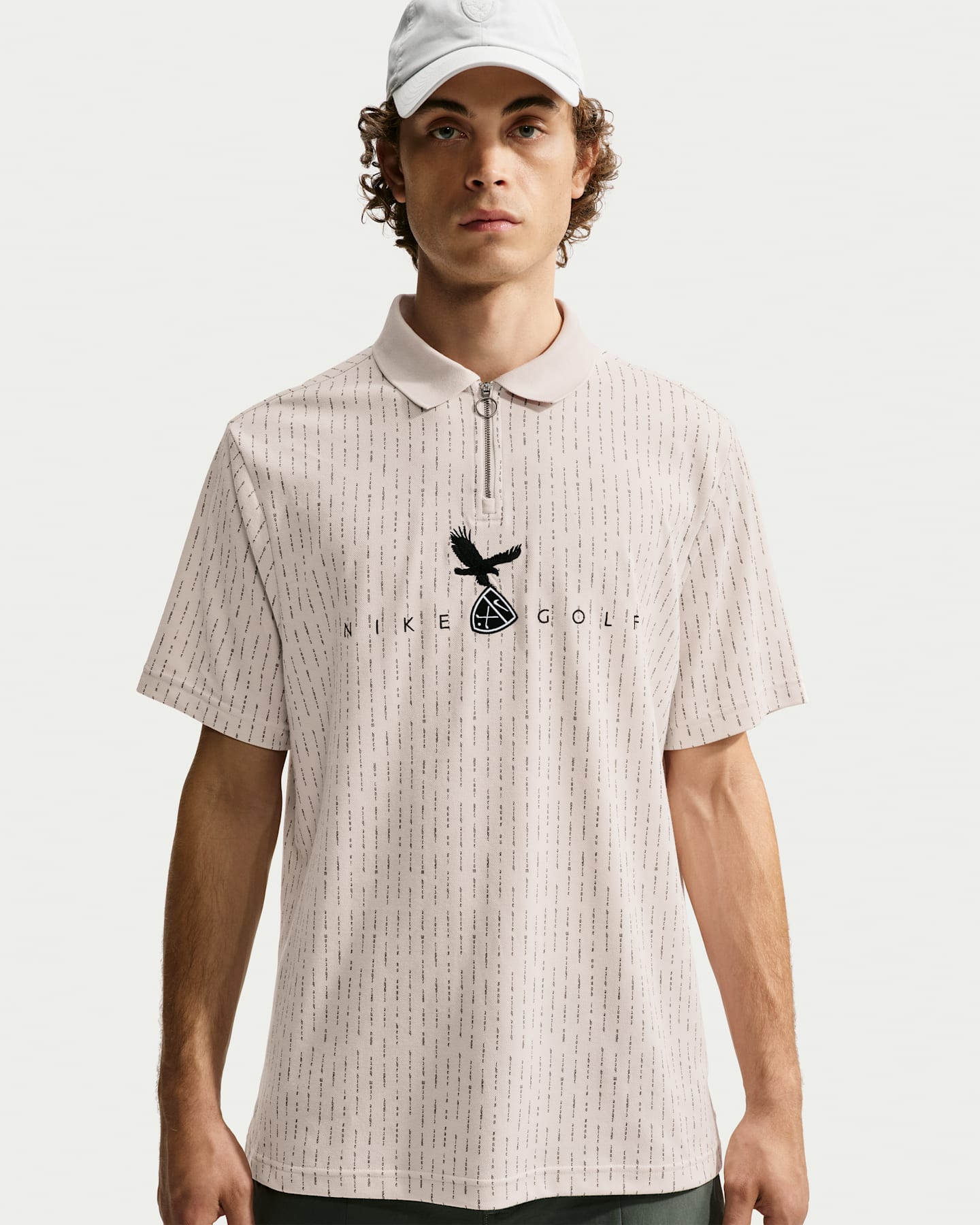 Мужское поло Nike Fairway Fresh Dri-FIT Golf Polo, цвет: Коричневый / Чёрный — фото 6
