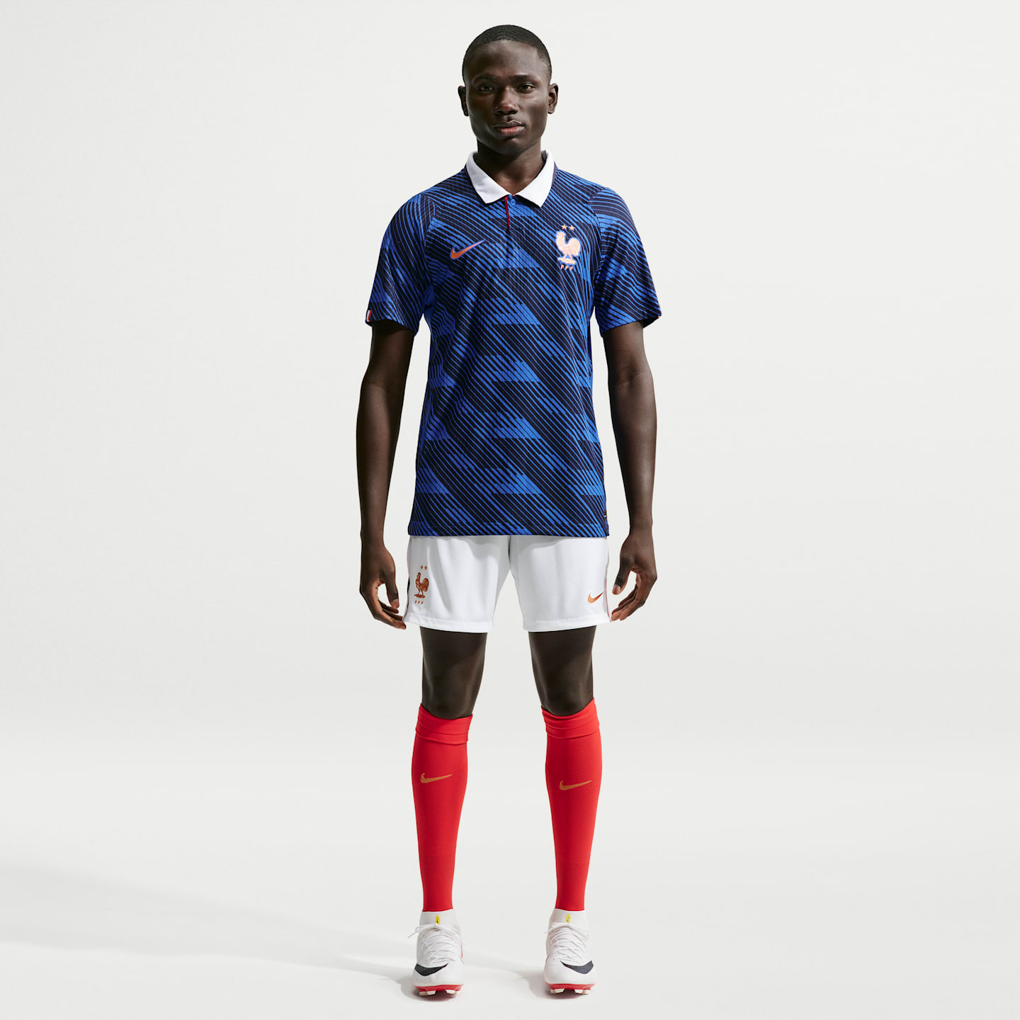 Мужская футбольная джерси Nike France National Team 2026 Match Home Aero-FIT, цвет: Королевский синий / Синий — фото 4