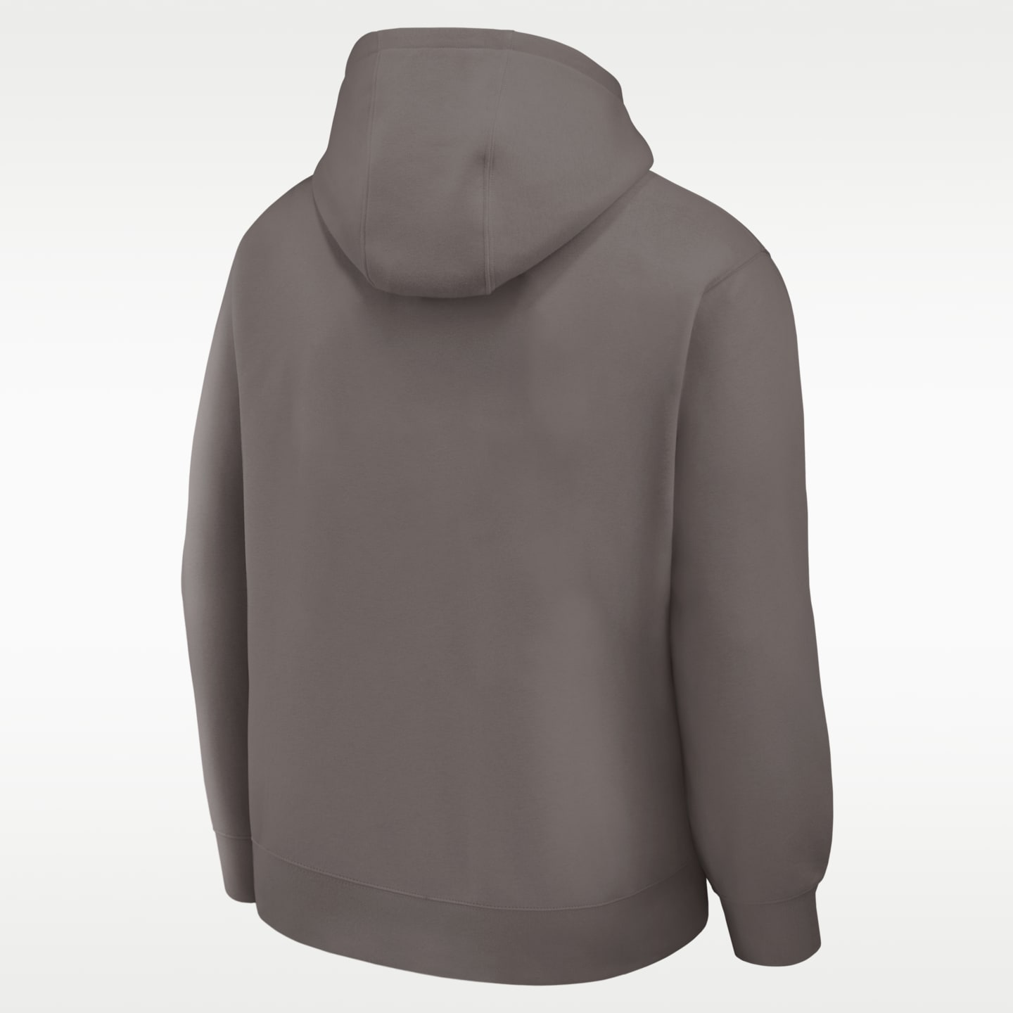 Мужское худи Nike Michigan Washed Club College Pullover, цвет: Серо-бежевый — фото 2