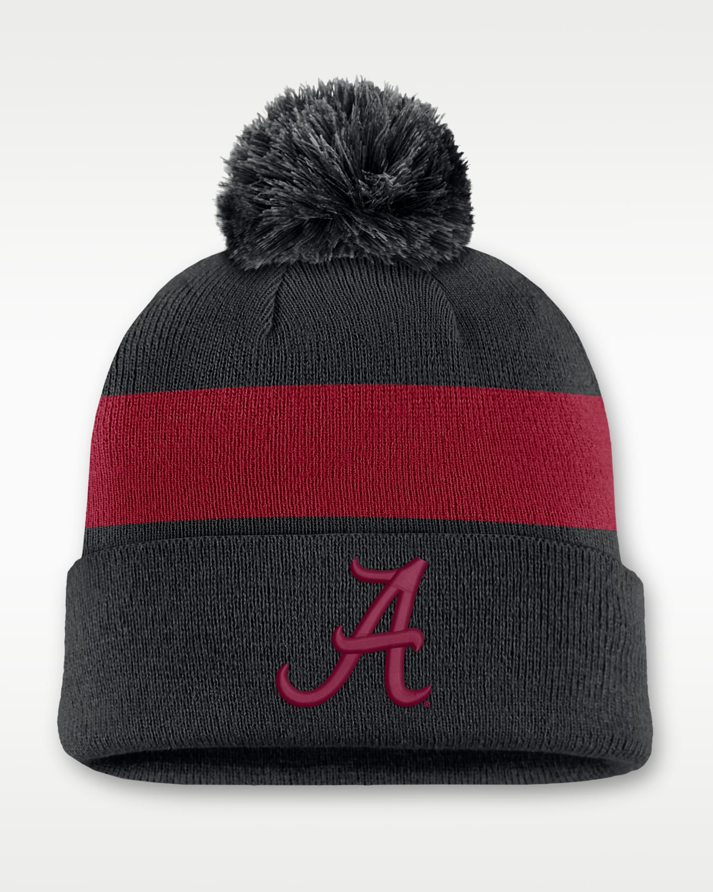 Мужская шапка Nike Alabama Peak College с отворотом, цвет: Чёрный — фото 3
