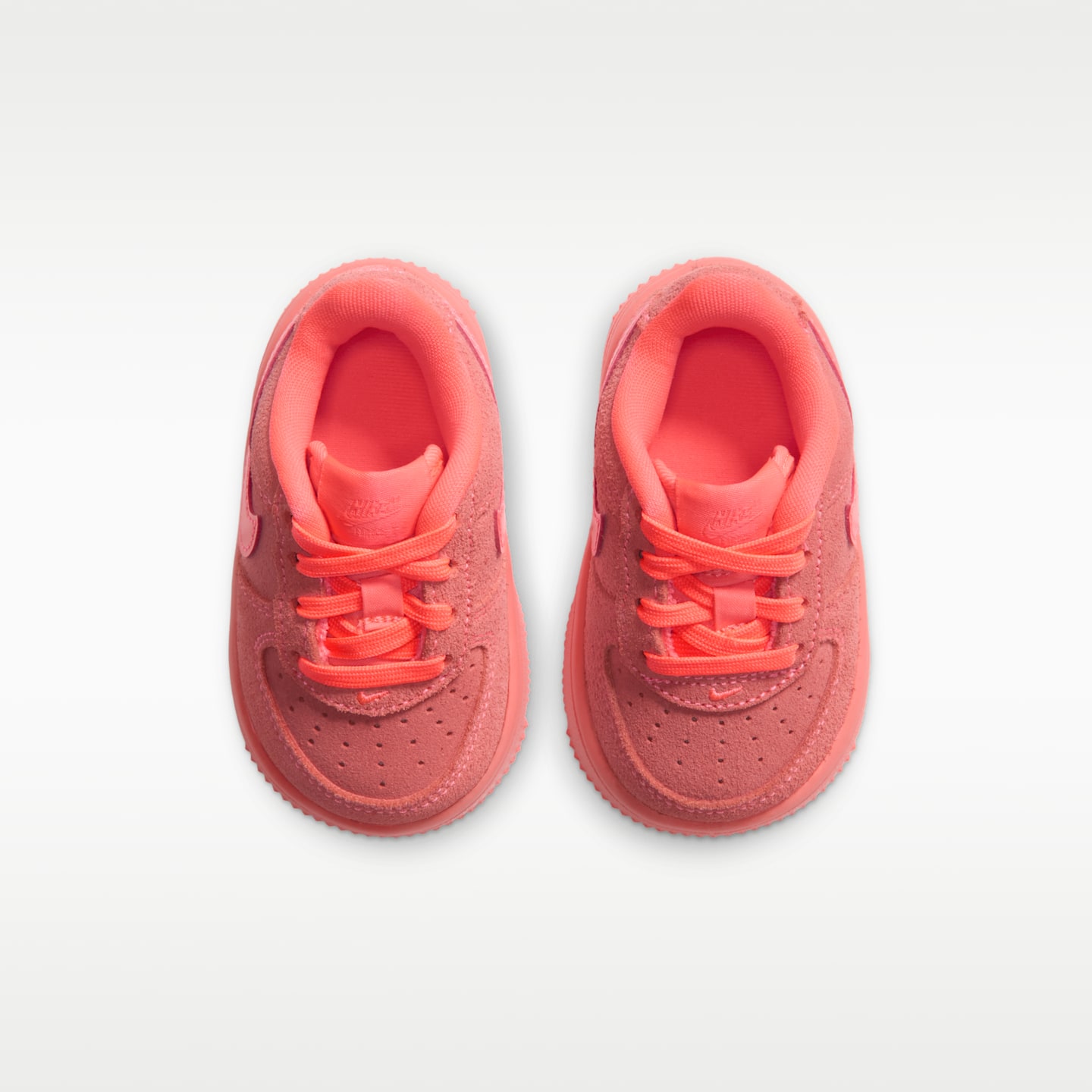Детские кроссовки Nike Air Force 1 Suede, цвет: Hot Lava/Hot Lava — фото 4