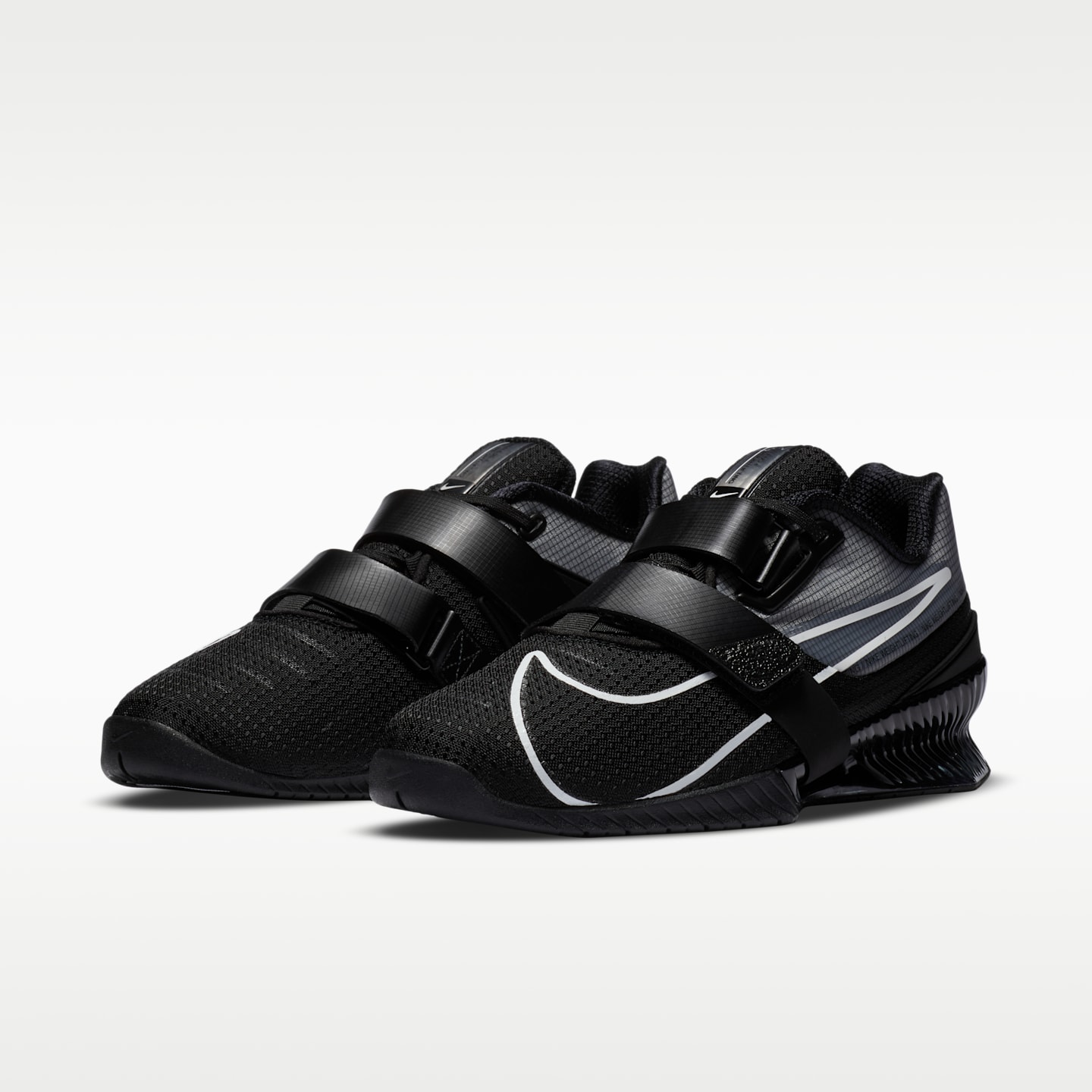 Мужские кроссовки Nike Romaleos 4 Weightlifting, цвет: Чёрный / Белый — фото 5