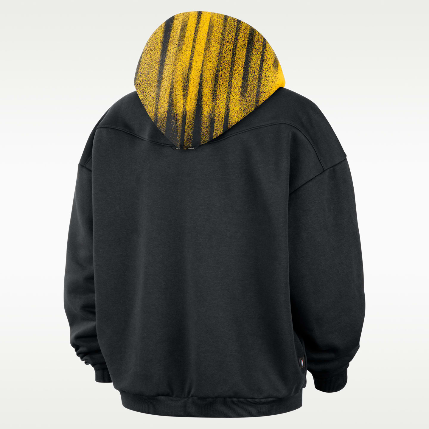 Мужское худи Nike Golden State Warriors Standard Issue Fleece Basketball, цвет: Чёрный / Белый — фото 2