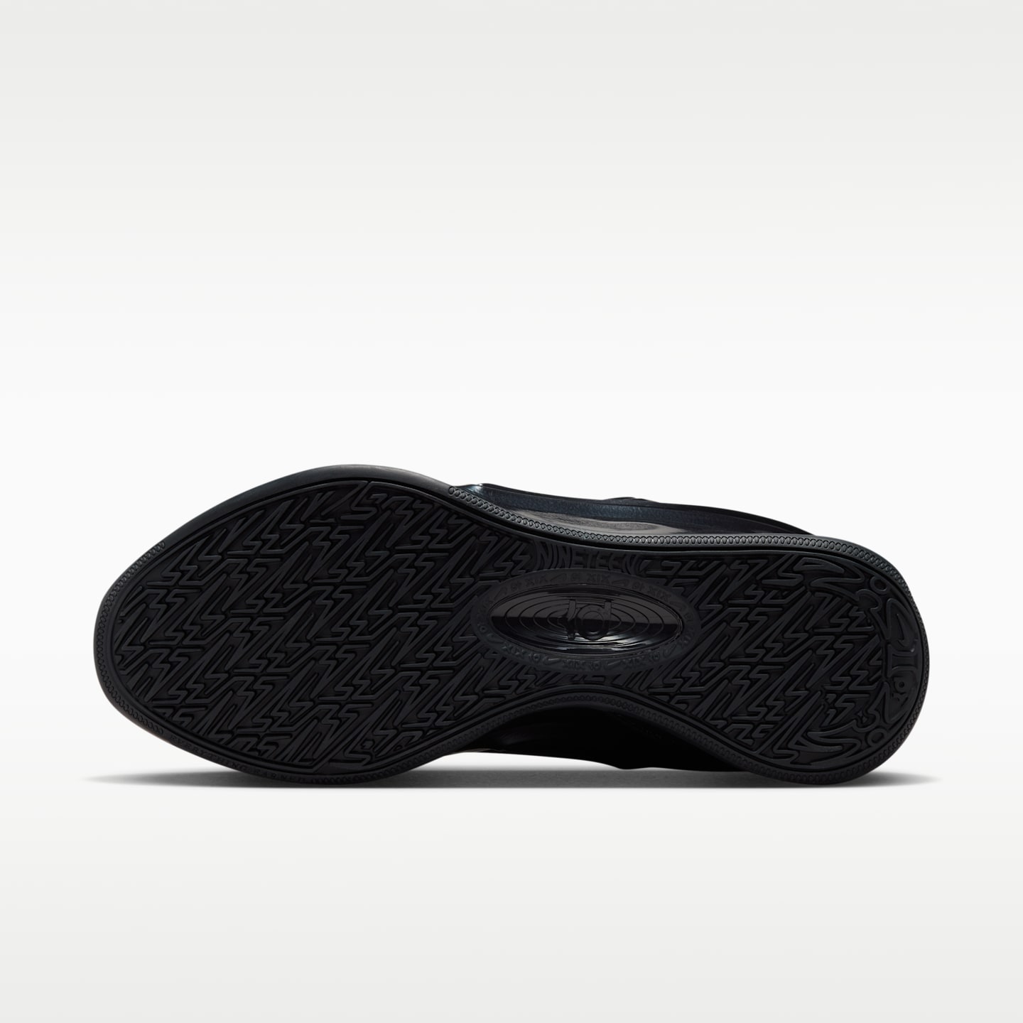 Мужские кроссовки Nike KD19 "Black" Basketball, цвет: Чёрный / Зелёный — фото 2