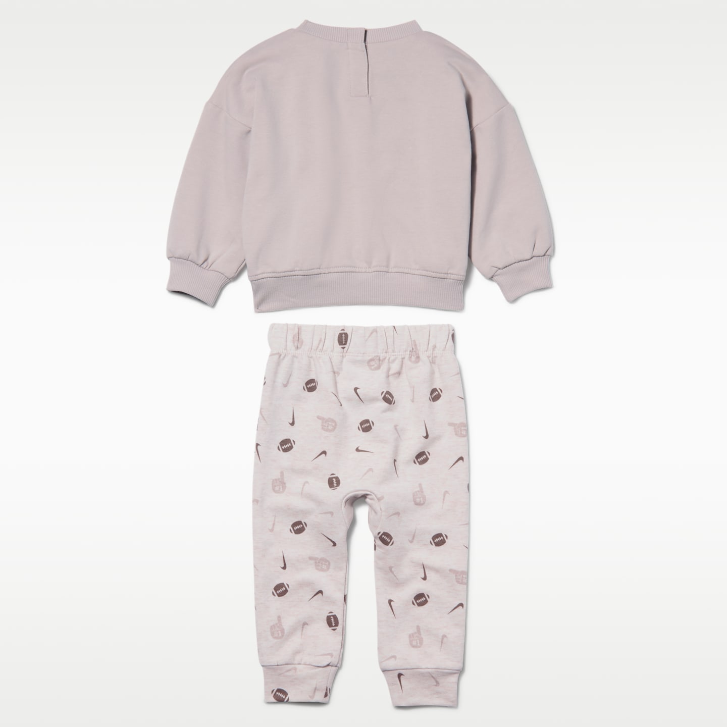 Детские комплекты Nike Ready, Set, Grow! Baby (0-9M) 2-Piece Set, цвет: Бледная слоновая кость — фото 2