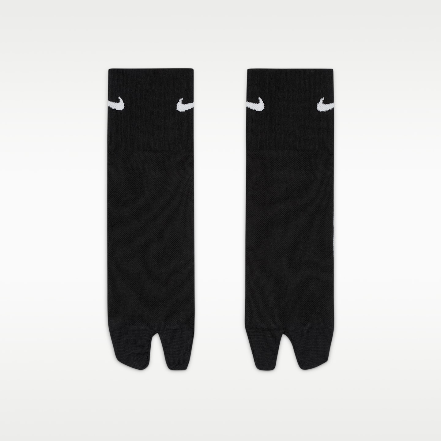 Носки Everyday Split-Toe для мужчин, средней высоты — Nike, цвет: Чёрный / Белый — фото 2