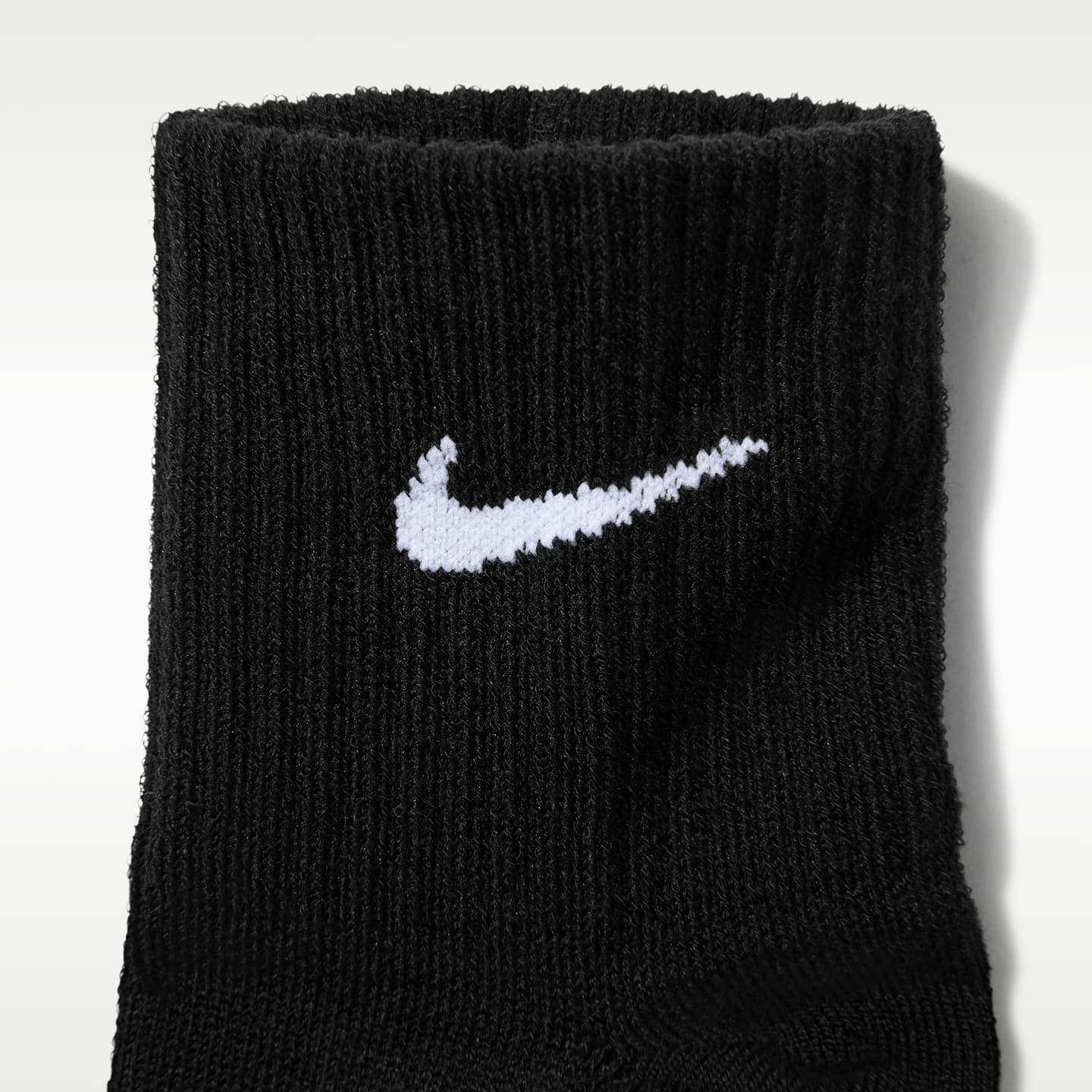 Носки Everyday Split-Toe для мужчин, средней высоты — Nike, цвет: Чёрный / Белый — фото 6