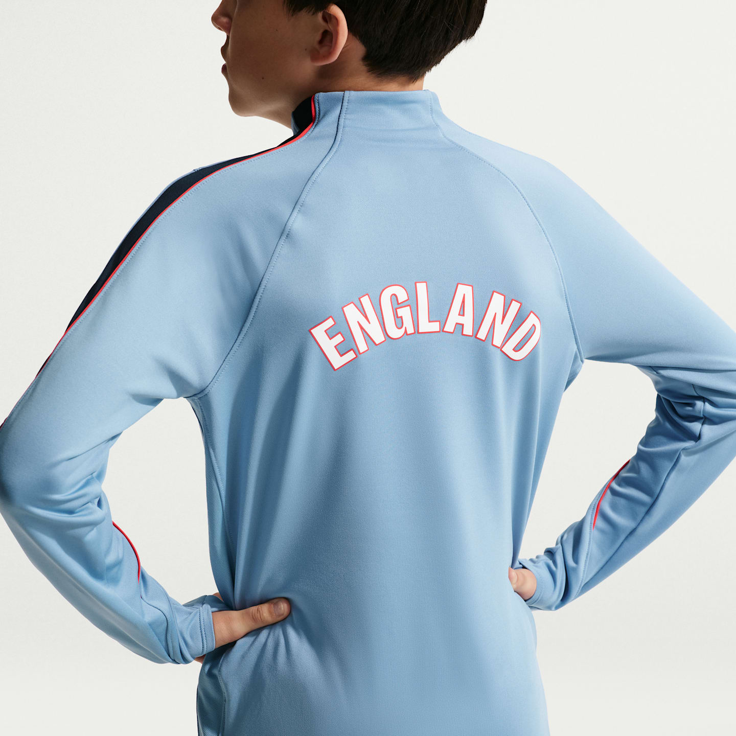 Детский топ Nike England Strike Dri-FIT Soccer Drill Top, цвет: Синий / Обсидиановый — фото 5