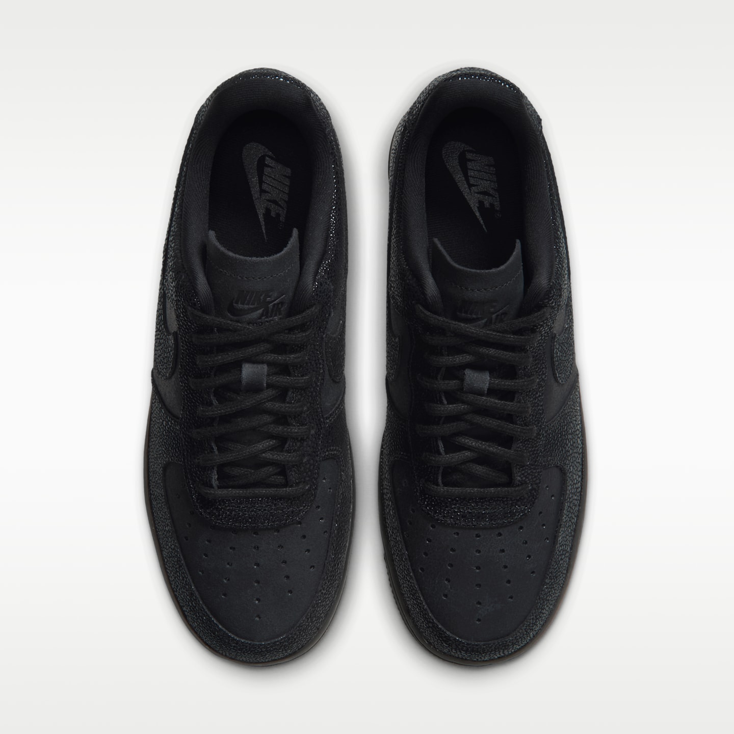 Женские кроссовки Nike Air Force 1 '07 SE Shagreen, цвет: Чёрный / Антрацитовый — фото 4