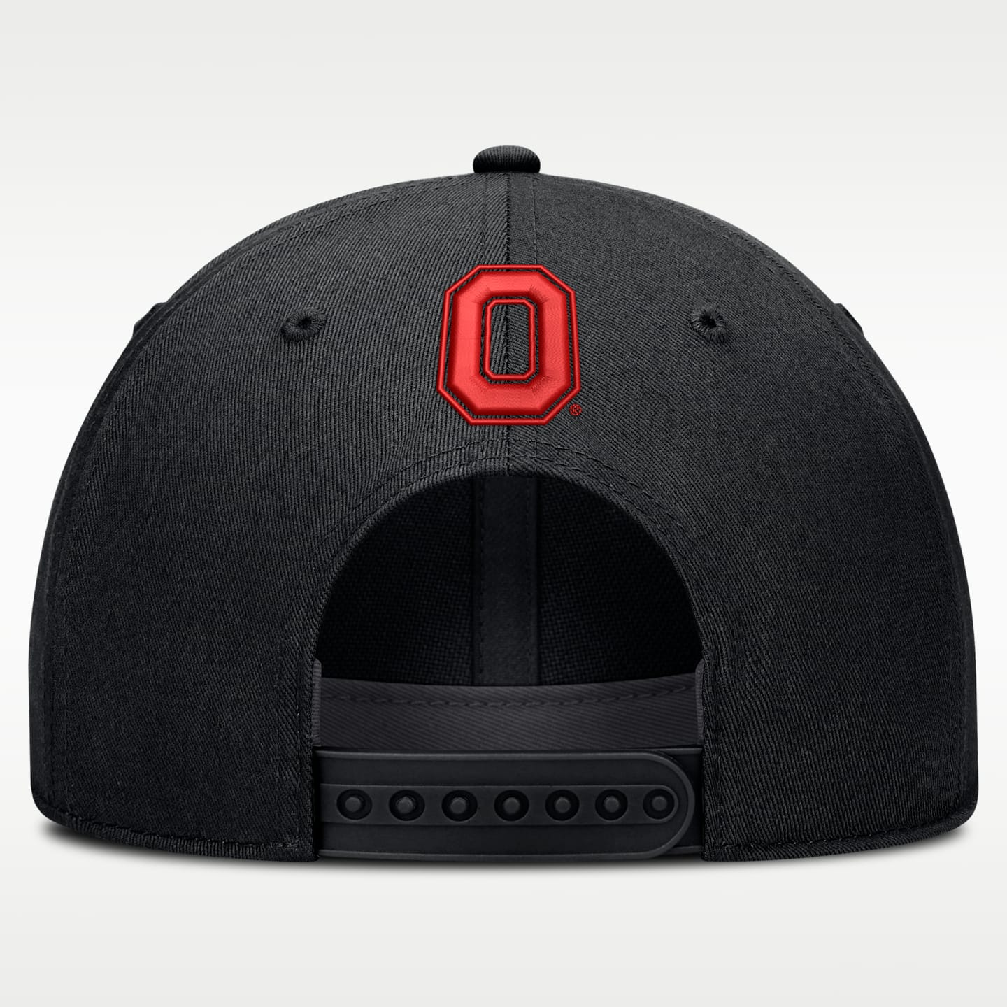 Мужская бейсболка Nike Ohio State Legacy Letter & Location Rise Dri-FIT регулируемая, цвет: Чёрный / Красный — фото 2