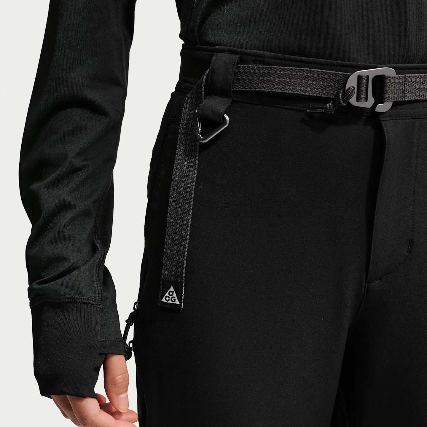 Женские брюки для походов Nike ACG Cloud Trekker, цвет: Чёрный / Снежный белый — фото 6
