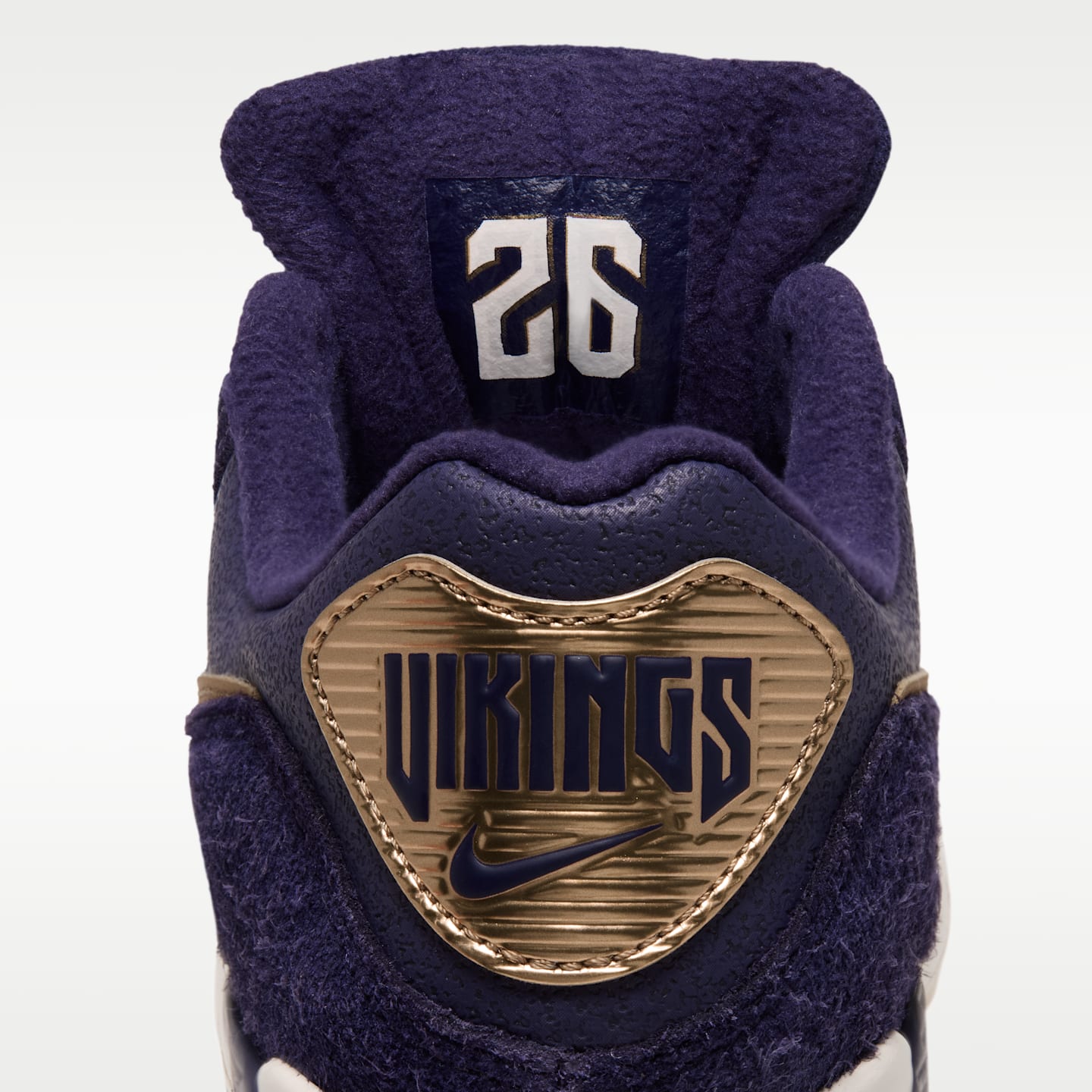 Мужские кроссовки Nike Air Max 90 (Minnesota Vikings) NFL, цвет: Фиолетовый / Бледная слоновая кость — фото 10