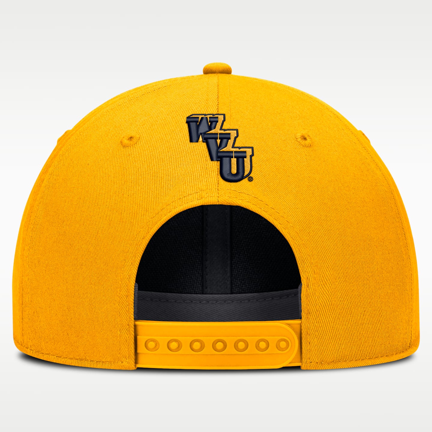Мужская кепка Nike West Virginia Legacy Letter & Location Rise Dri-FIT, регулируемая, цвет: Золотой — фото 2