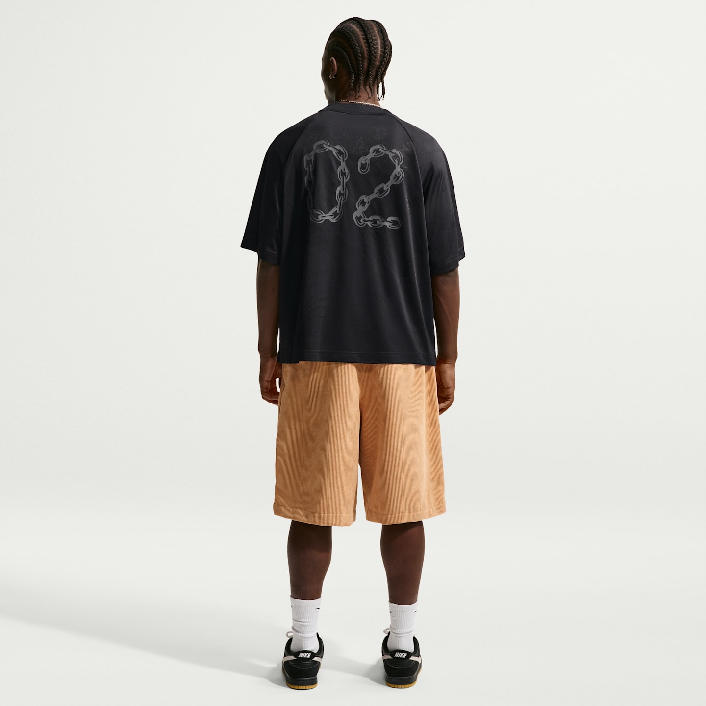 Женский топ Nike SB Jacquard Skate Jersey Top, цвет: Чёрный — фото 5