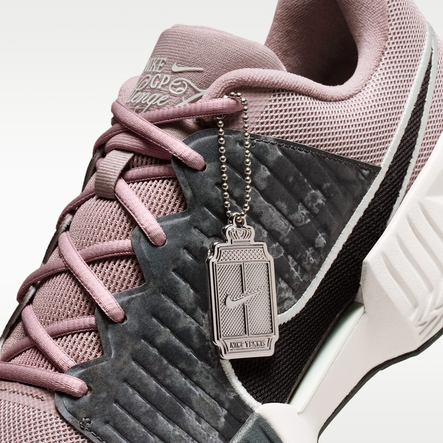 Мужские кроссовки Nike GP Challenge Pro PRM Hard Court Tennis Shoes, цвет: Фиолетовый / Зелёный — фото 9