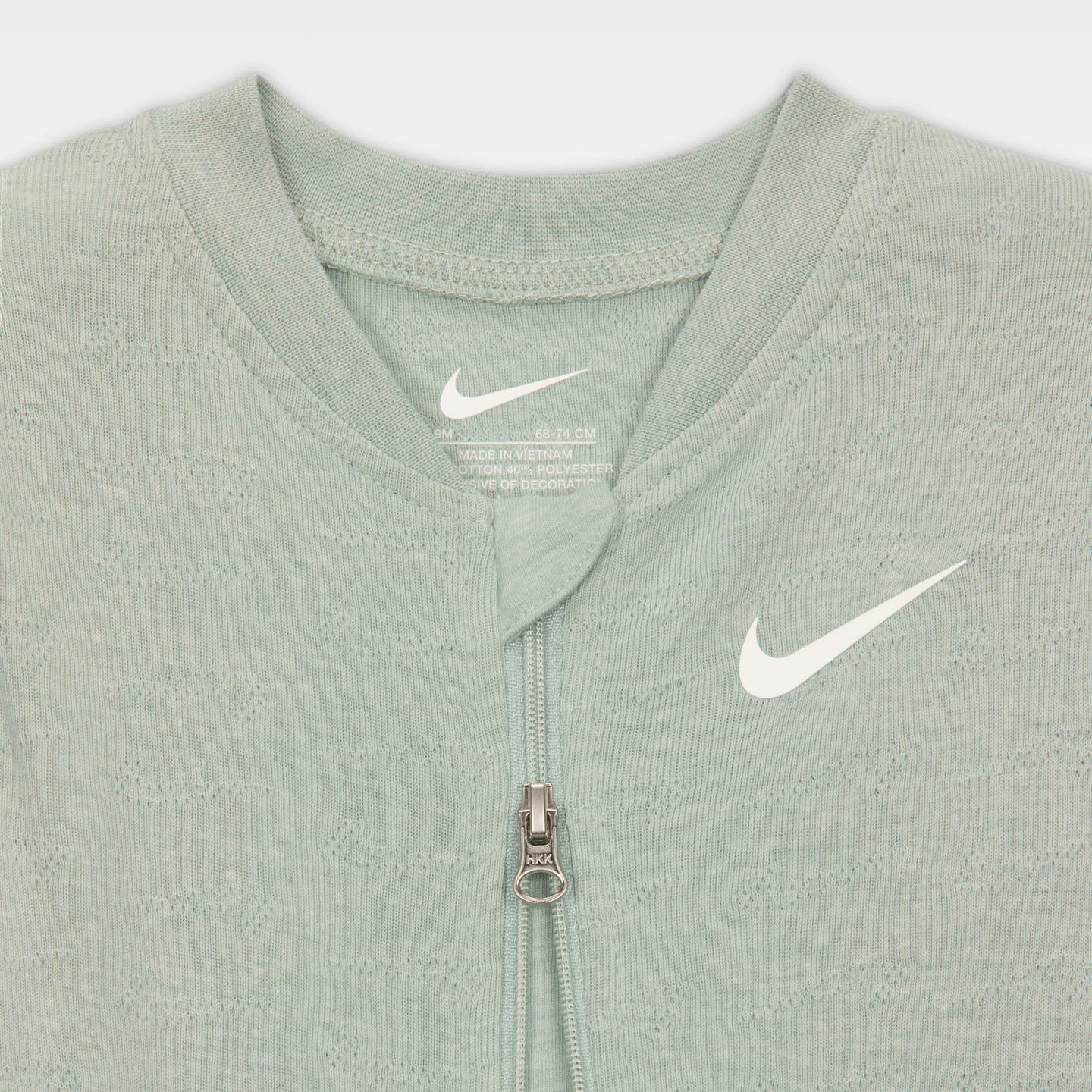 Комбинезон Nike Essentials Baby Pointelle Coverall для малышей, цвет: Серый — фото 3
