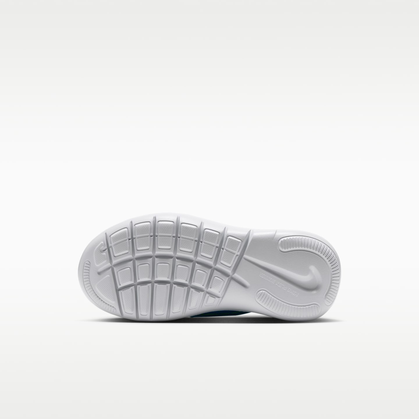 Детские кроссовки Nike Flex Runner 4 Running, цвет: Кислотно-жёлтый / Синий — фото 2