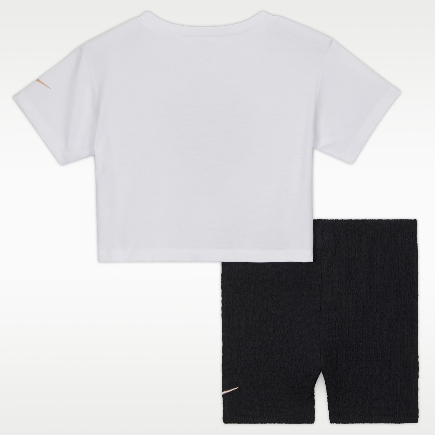 Детский комплект Nike Bold Play Baby 2-Piece Bike Shorts Set, цвет: Чёрный — фото 2