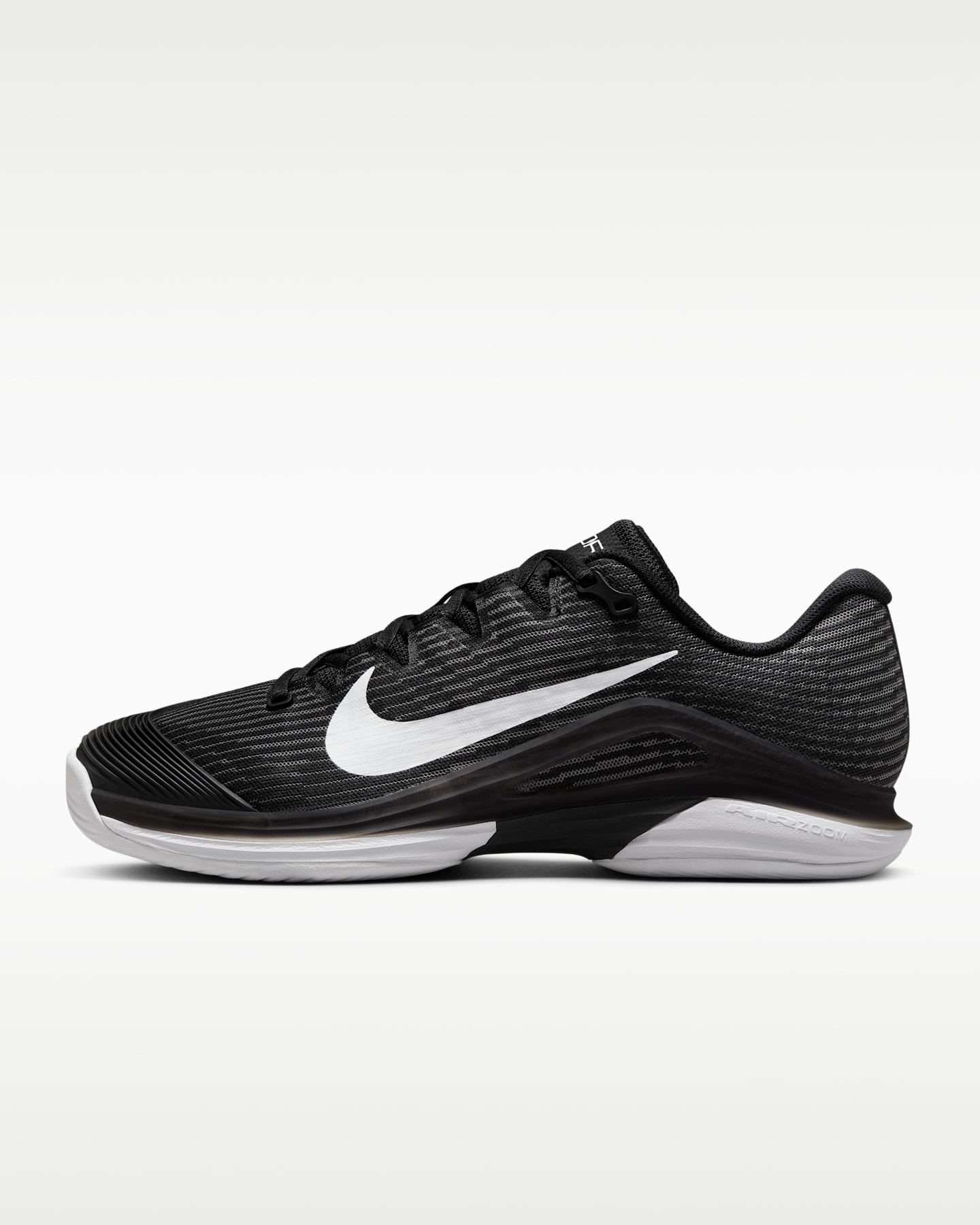 Женские кроссовки Nike Vapor 12 Clay Court Tennis Shoes, цвет: Чёрный / Серый — фото 9