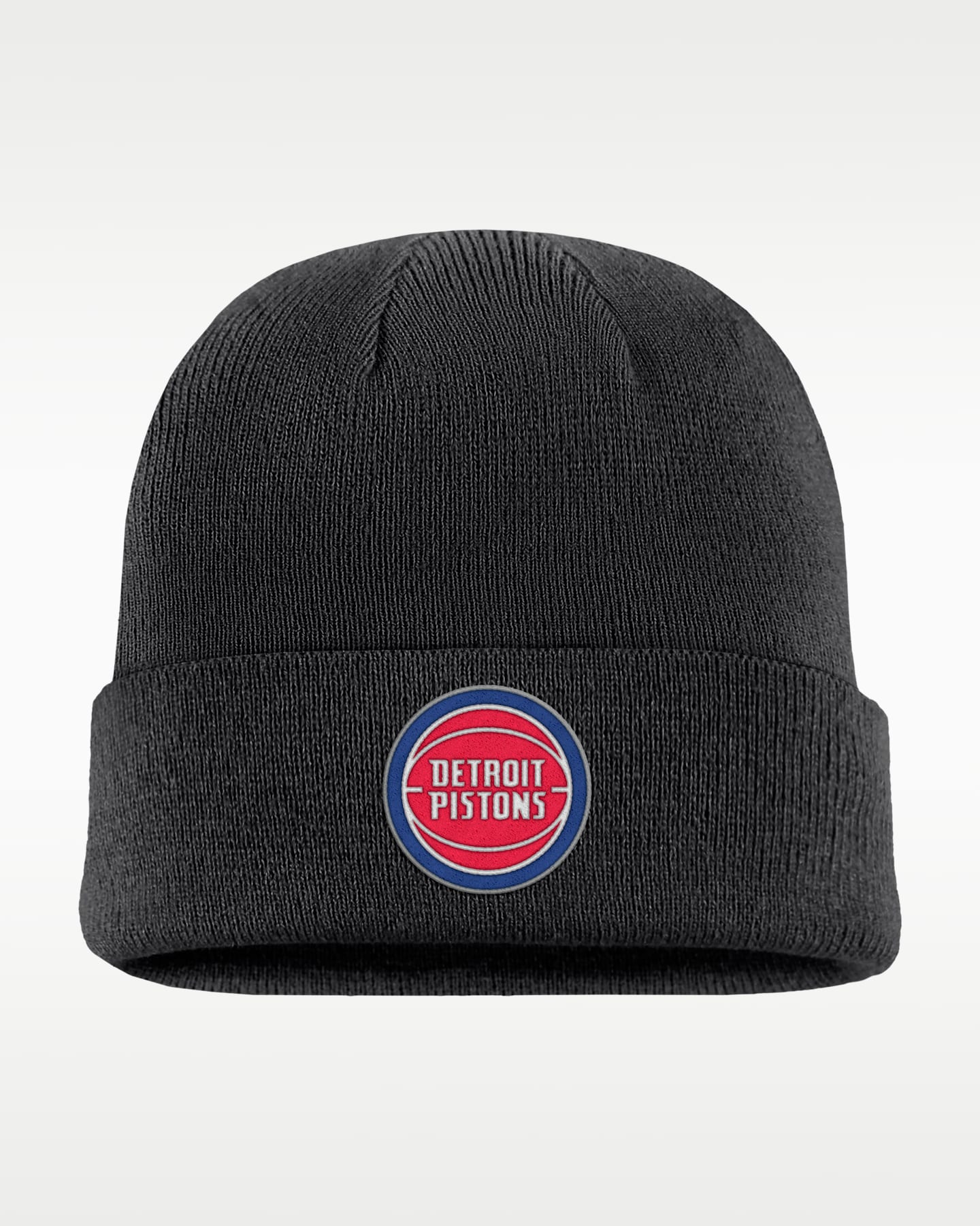 Женская шапка Nike Detroit Pistons Peak Hardwood Classics Beanie, цвет: Чёрный — фото 3