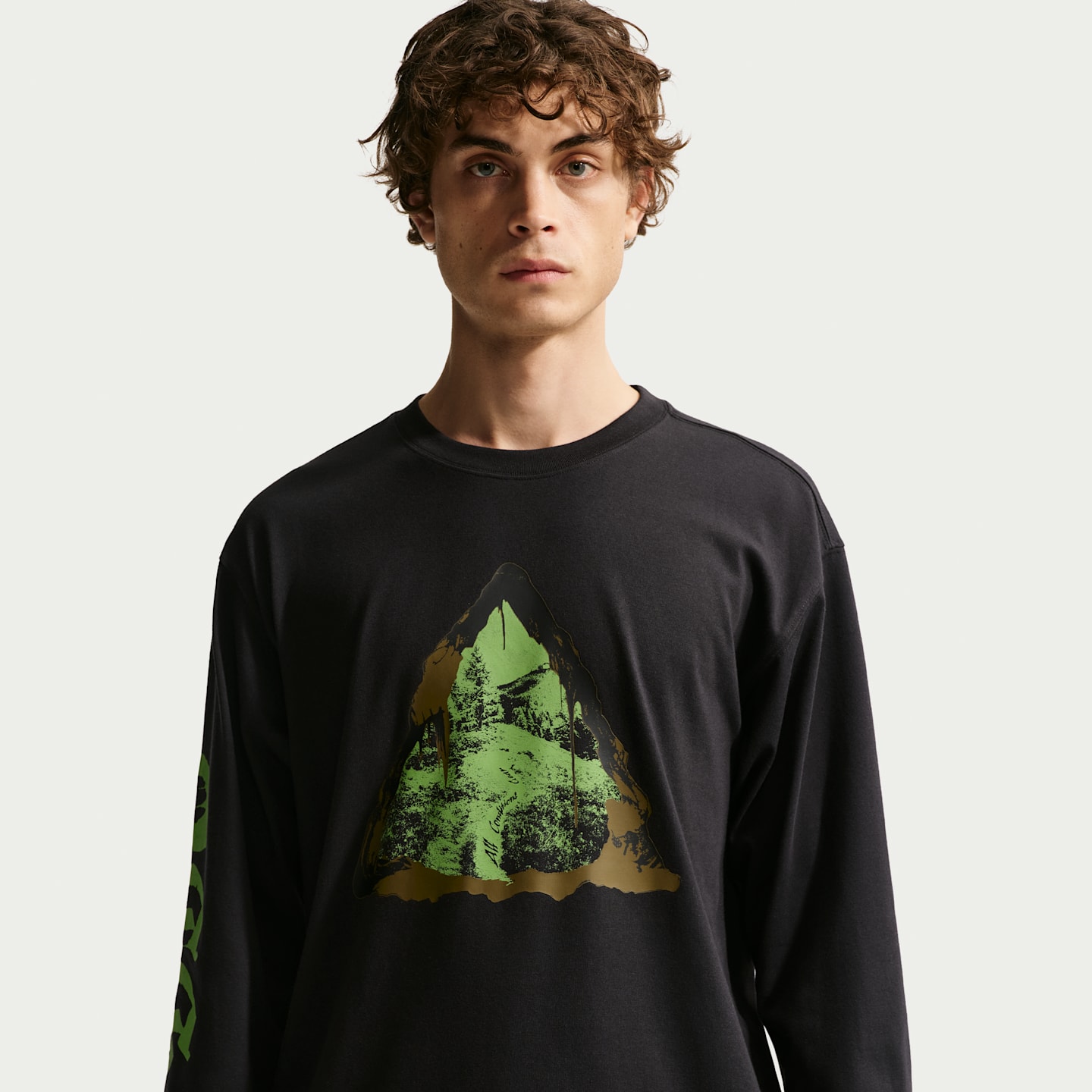 Мужская футболка с длинным рукавом Nike ACG Dri-FIT, цвет: Чёрный