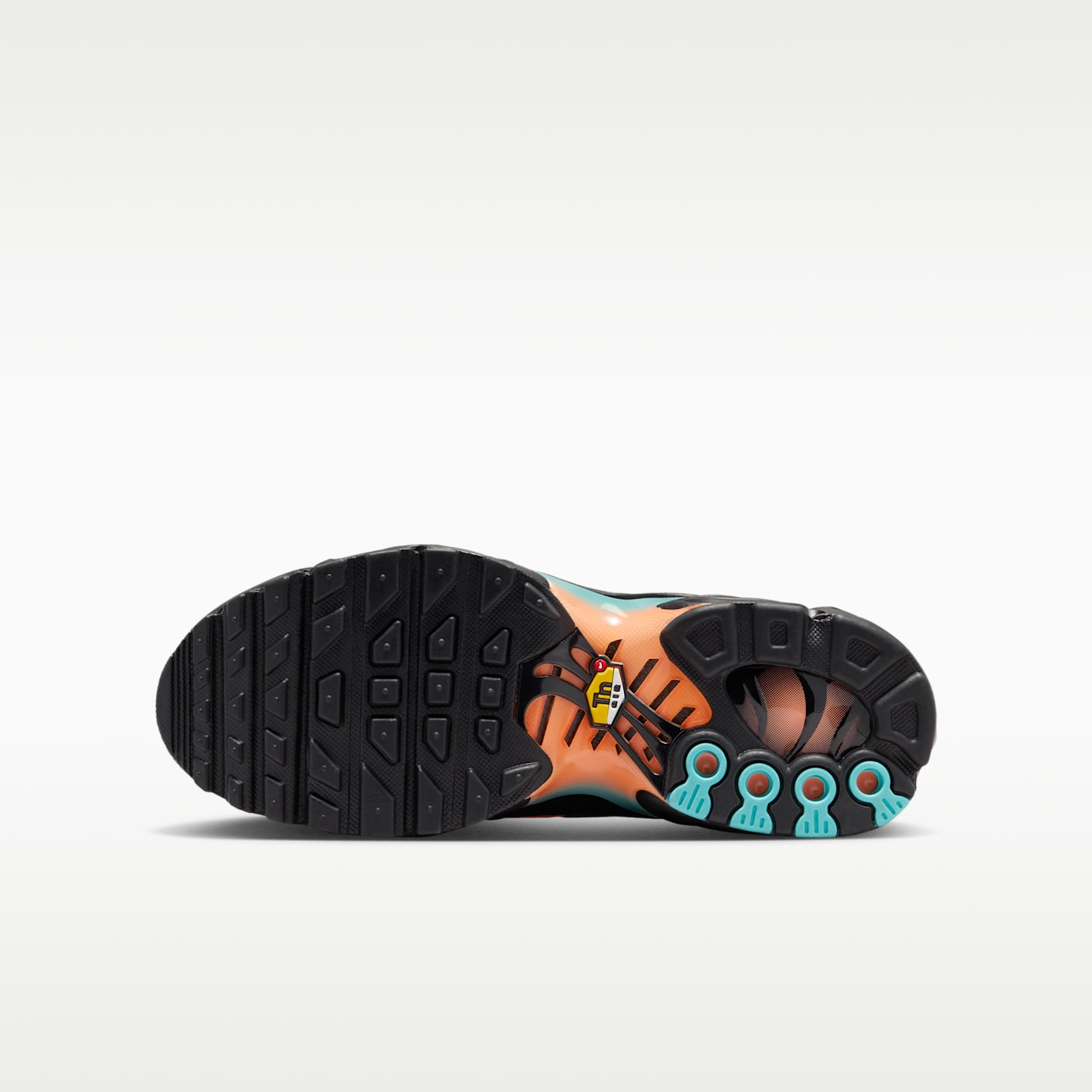 Детские кроссовки Nike Air Max Plus, цвет: Чёрный / Зелёный — фото 2