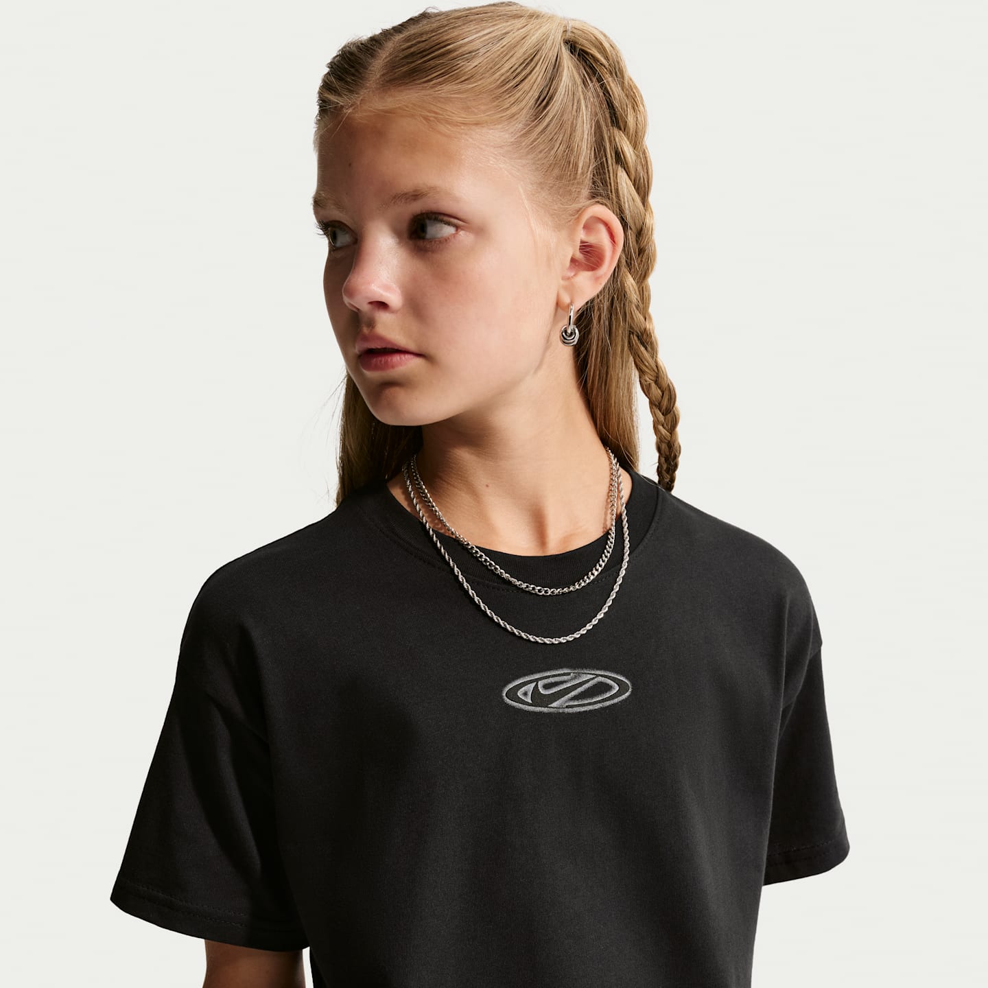 Детская футболка Nike Sportswear Club Select, цвет: Чёрный — фото 3