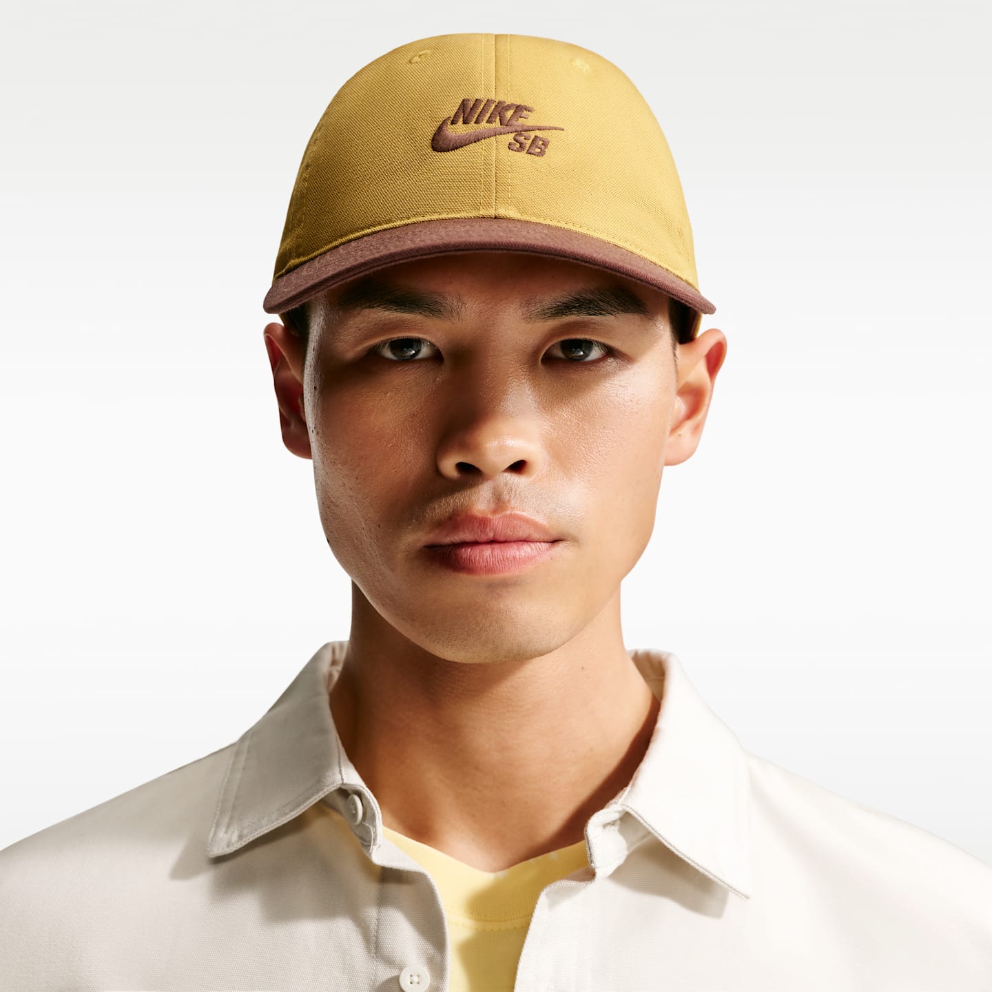 Мужская кепка Nike SB Club Unstructured Skate, цвет: Мох / Светлый шоколадный — фото 3