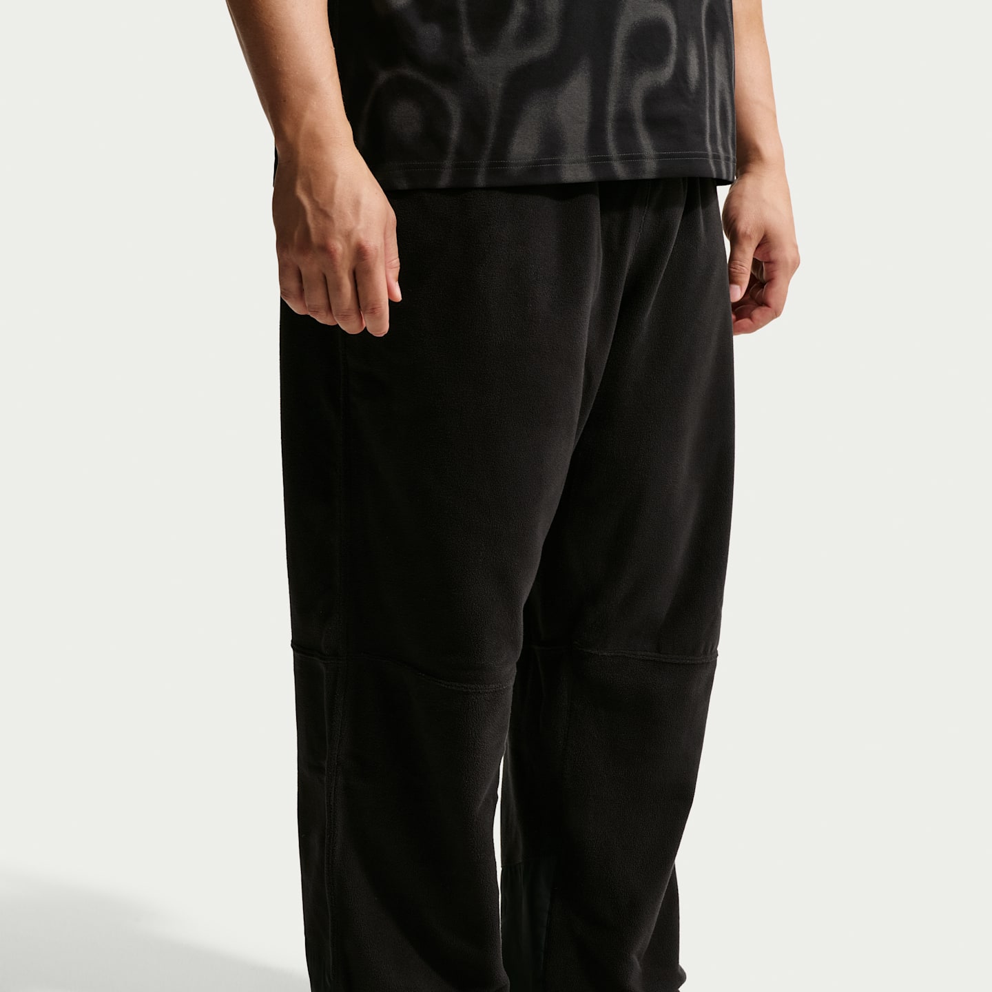 Мужские универсальные брюки Nike Therma-FIT, цвет: Чёрный / Фиолетовый — фото 8