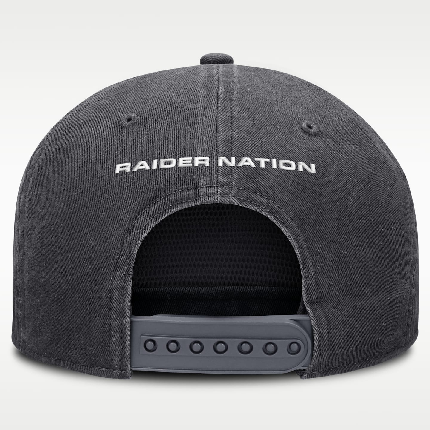 Мужская кепка Nike NFL Las Vegas Raiders Primetime Pro, цвет: Антрацитовый — фото 2