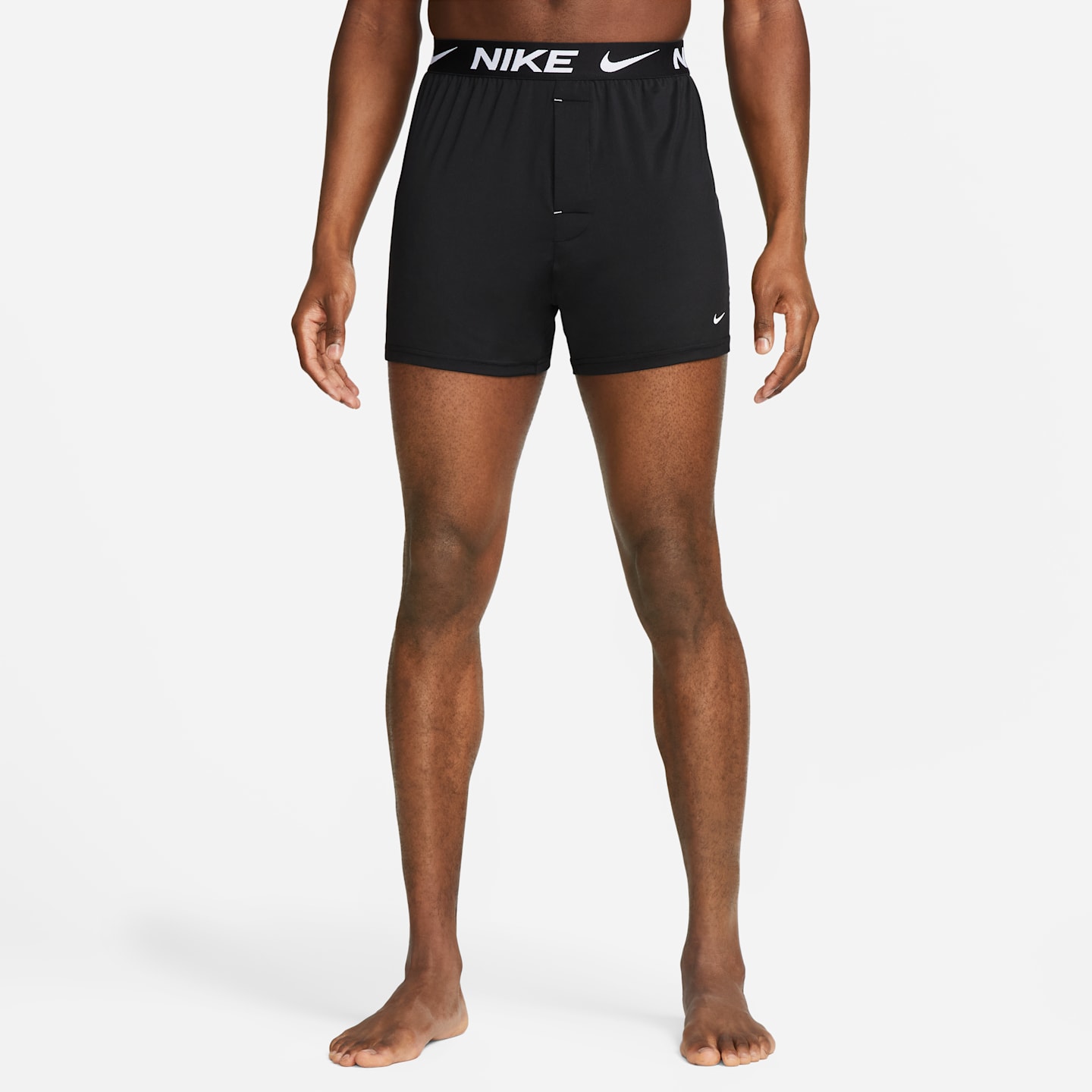 Трусы-боксеры Essential Micro Dri-FIT для мужчин, 3 шт. — Nike, цвет: Чёрный — фото 1