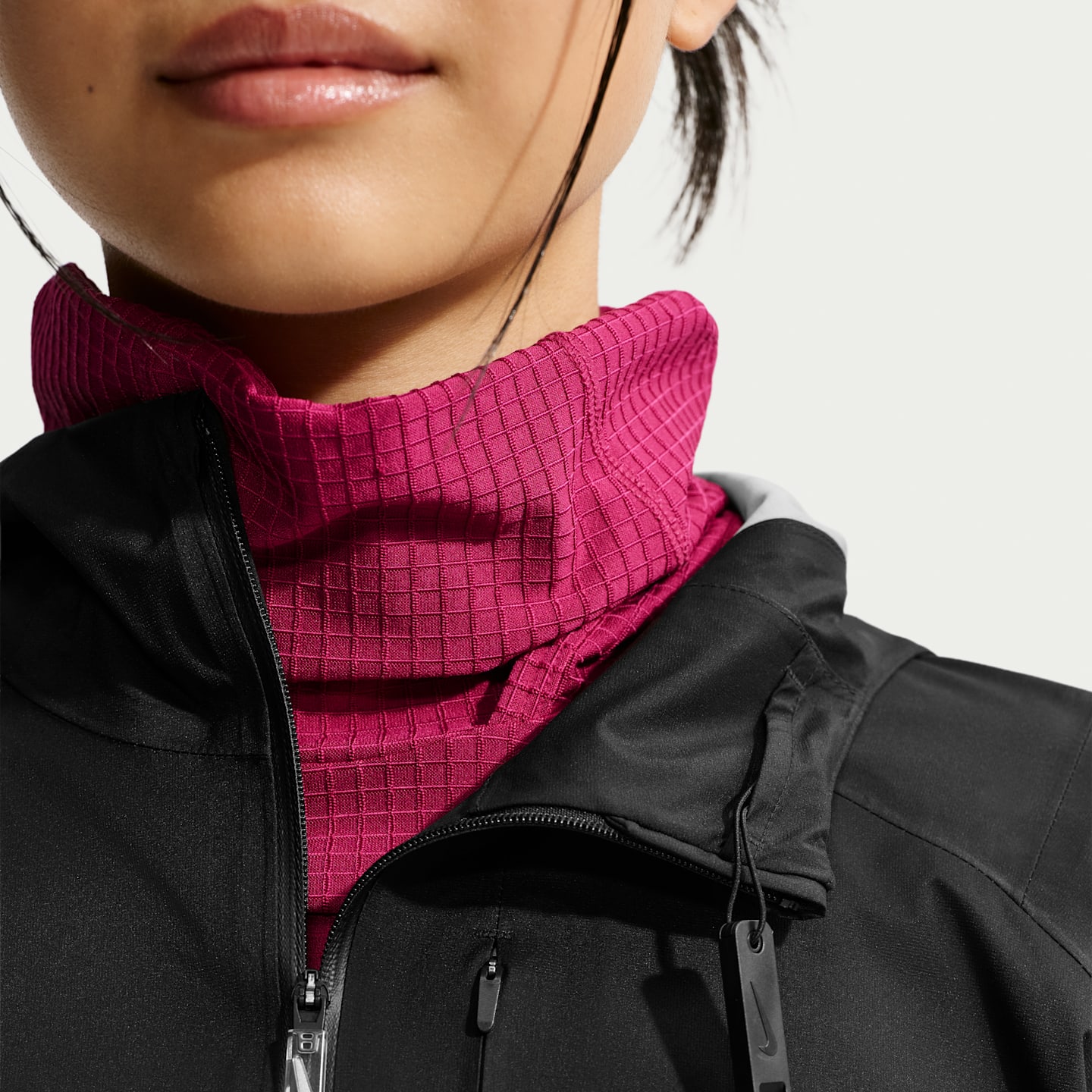 Женская куртка NikeLab Running Storm-FIT ADV, цвет: Чёрный — фото 7