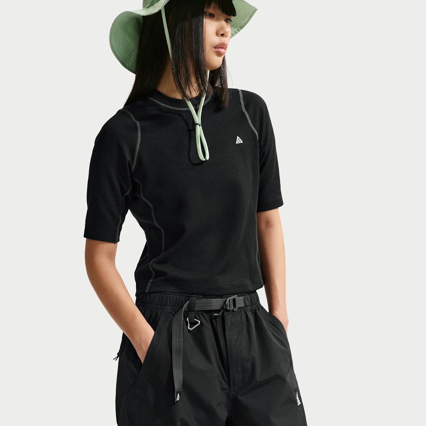 Женские дождевые брюки Nike ACG Morpho Storm-FIT ADV, цвет: Чёрный / Снежный белый — фото 5