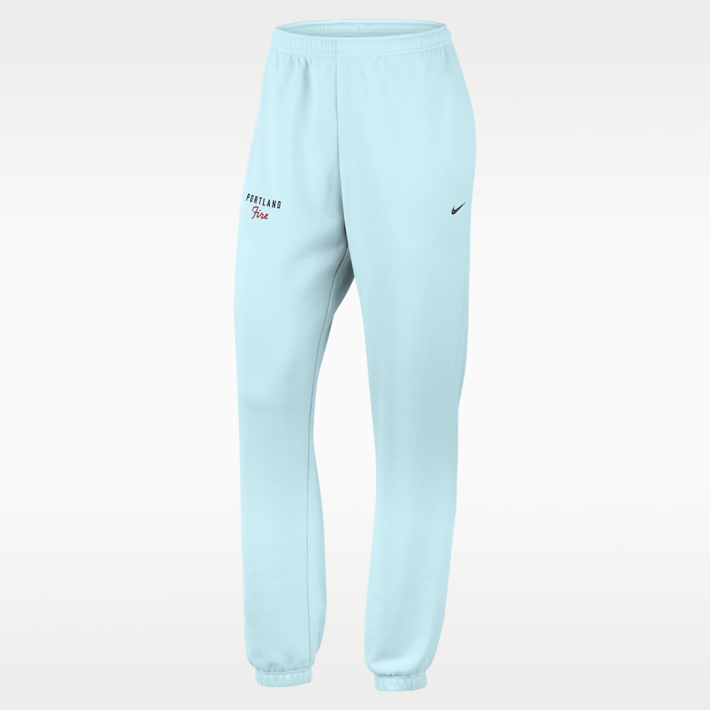 Женские брюки Nike Portland Fire French Terry Standard Cuffed, цвет: Синий / Чёрный — фото 1