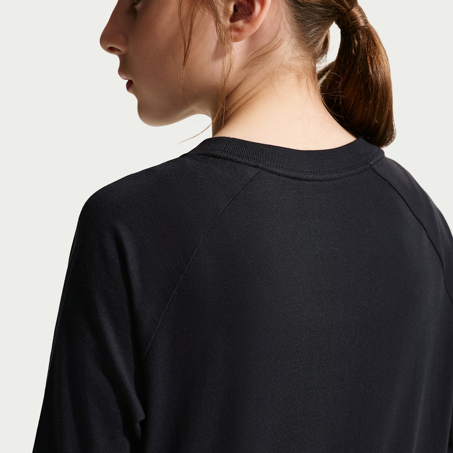 Детская футболка Nike с длинным рукавом, цвет: Чёрный — фото 2