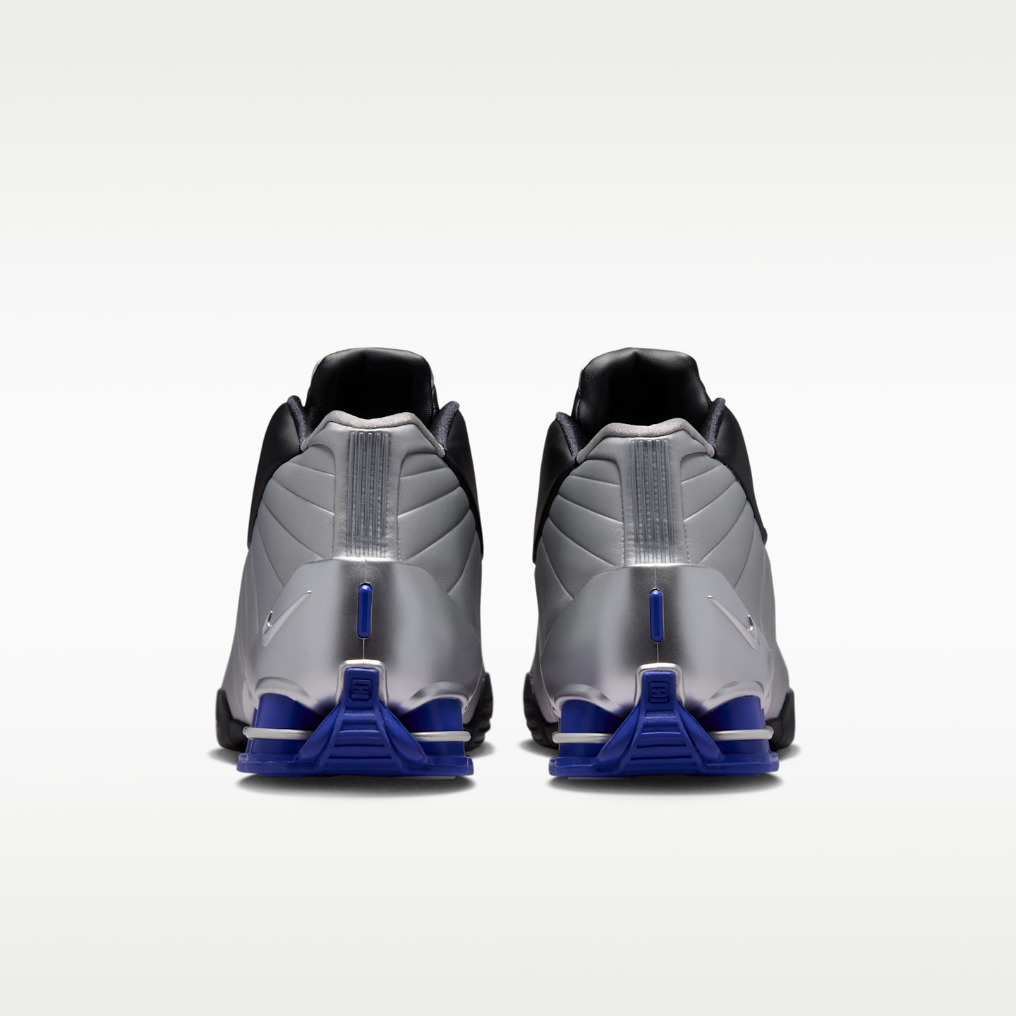 Мужские кроссовки Nike Shox BB4 Basketball, цвет: Чёрный / Серебряный — фото 6